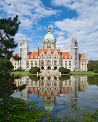 New Town Hall (Neues Rathaus), Hanover, Lower Saxony, Germany