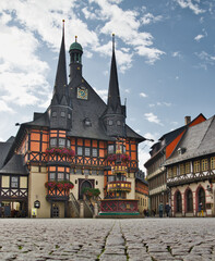 City Hall Wernigerode, taken from the town square, Saxony-Anhalt, Germany