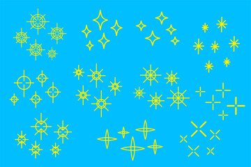 光 キラキラ 光る クリスマス 衛生 輝き AI イラスト 素材