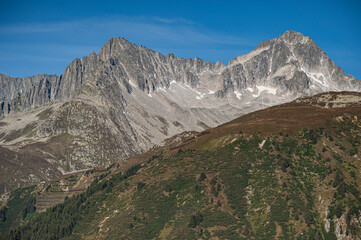 Aussicht auf die Bündner Berge