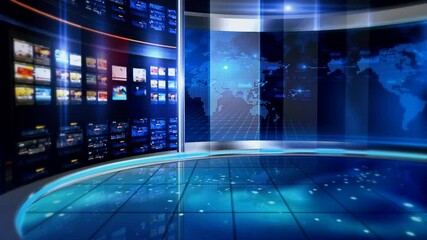 3D rendering background is perfect for any type of news or information presentation. The background features a stylish and clean layout 