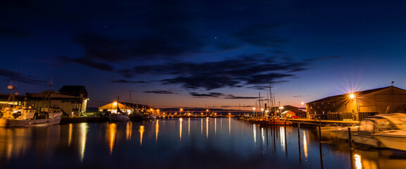 Harbour at night