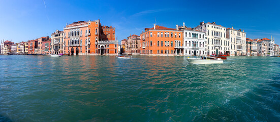 Venice. Panorama of the Grand Canal.