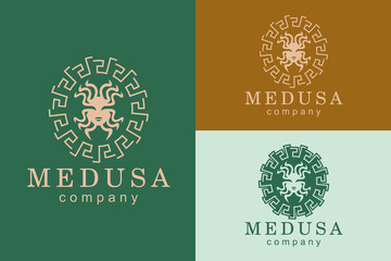 Medusa Goddess Logo Design