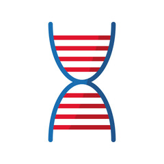 dna molecule particle isolated icon
