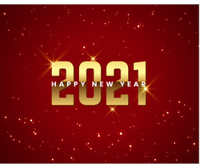 happy new year 2021 sparkle greeting background template