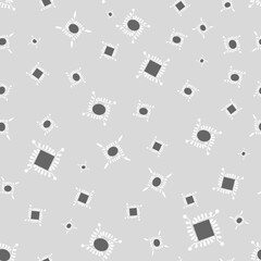 Stylish seamless dark and white patterns on a calm light gray background. Soft design perfect for textiles, wallpaper, bedding, baby fabrics, underwear, accessories, t-shirts, decor