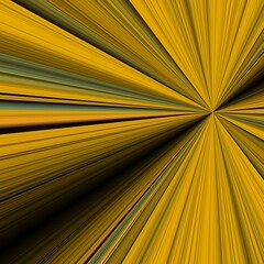 Obraz premium yellow gold and black patterns and linear vanishing point designs