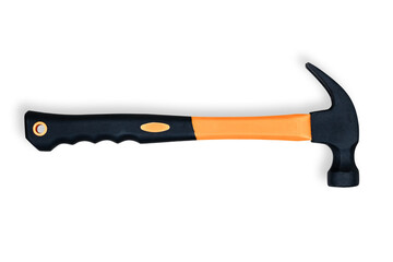 Hammer on a white background. Hammer seamless pattern.