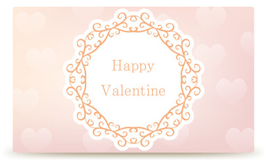 フレーム素材、豪華でエレガントなゴシックフレーム、ハッピーバレンタイン