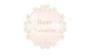 フレーム素材、豪華でエレガントなゴシックフレーム、ハッピーバレンタイン