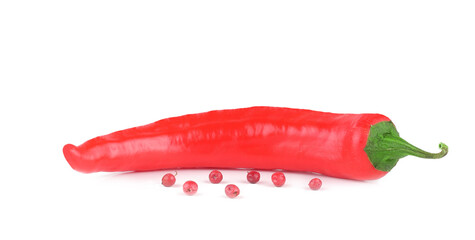 Pepper bitter isolated on white background