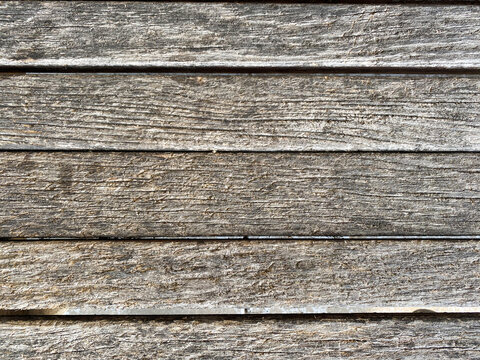 a vintage wood panel slated timber wall horizontal view