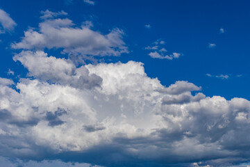 blue sky with clouds