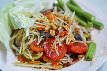 Papaya Salad with Crab and Fermented Fish