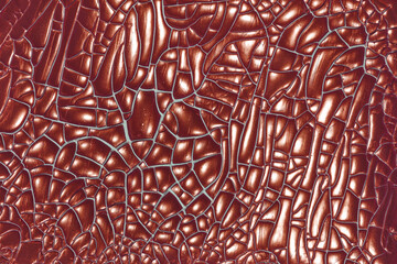 Mit Facettenlack erzeugte Farbfläche als abstrakten Hintergrund.