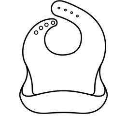 Silicone baby bib