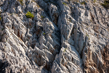 Rocce nei dintorni di Palinuro in Cilento