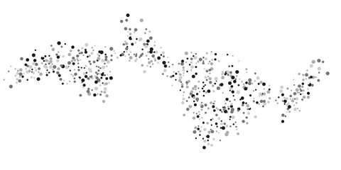 Silver glitter confetti.