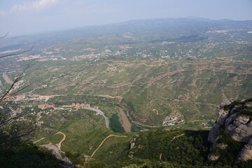 Fototapeta na wymiar aerial view of village