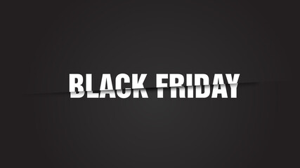 Black Friday Sale. Banner, poster, logo