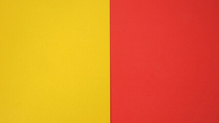  Yellow and red color paper for background.it is empty space and no people.