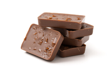 Schokoladenstückchen mit Karamell