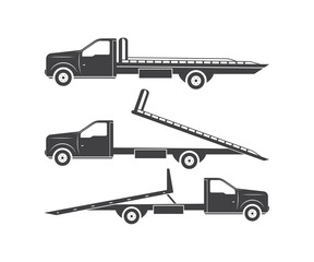 Rollback Truck SVG, Rollback Tow Truck SVG, Clip art Rollback Truck Design
