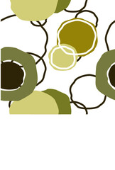 Abstract seamless pattern. Vector background for various surface. Trendy hand drawn textures.