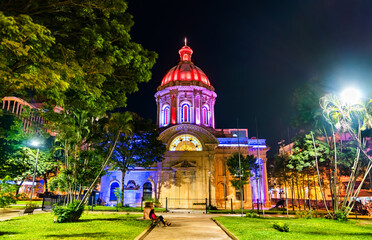 The National Pantheon of Heroes and oratory of the Virgin Our Lady Saint Mary in Asuncion, Paraguay - obrazy, fototapety, plakaty