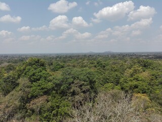 clouds over the mountains
