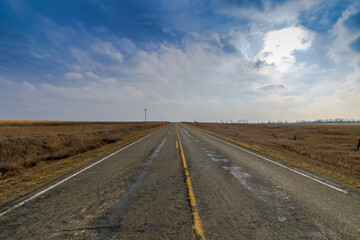 Fototapeta na wymiar Kansas Roads