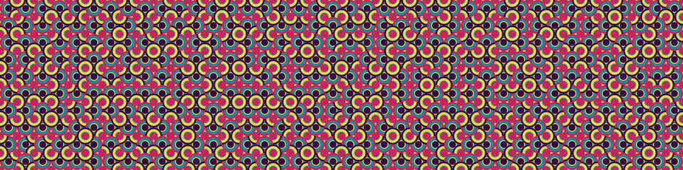 Abstract Geometric Pattern generative computational art illustration