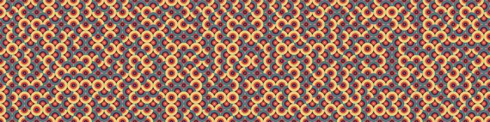Abstract Geometric Pattern generative computational art illustration