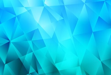 Light BLUE vector polygon abstract layout.