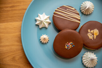 chocolate cooky on a plate