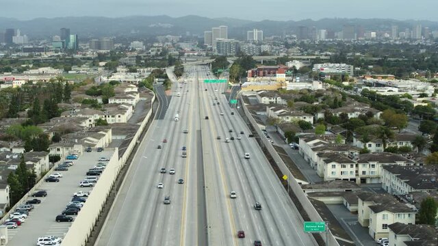 405 FREEWAY COVID-19 AERIAL 10
