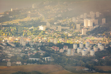 View of Alushta from Mount Demerdzhi