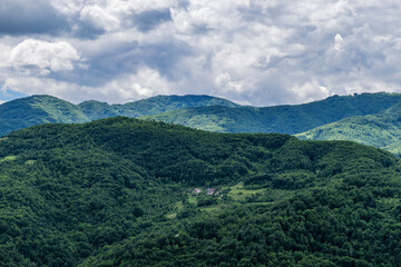 landscape with clouds