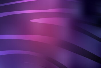 Dark Purple, Pink vector backdrop with wry lines.
