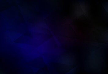 Obraz premium Dark Blue, Red vector triangle mosaic template.