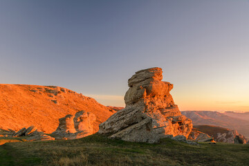 Mountain range Demerdzhi, the Republic of Crimea