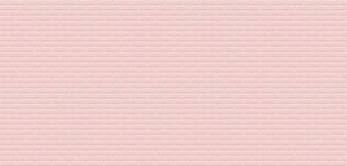 Vector texture of brick wall. Realistic beige brick wall background. White brick wall seamless vector pattern for replication. Light masonry seamless vector pattern. Vector illustration.