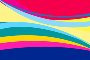 Abstract vector background with different geometric elements