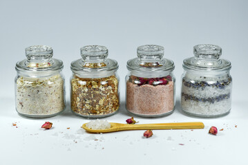salt in jars