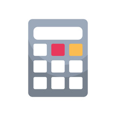 calculator icon image, colorful design