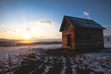 sunrise in Siberia