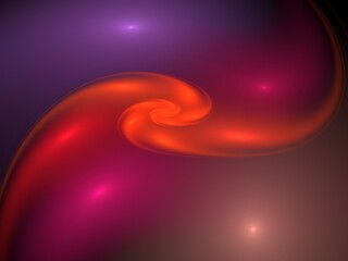 abstract galaxy and fractal