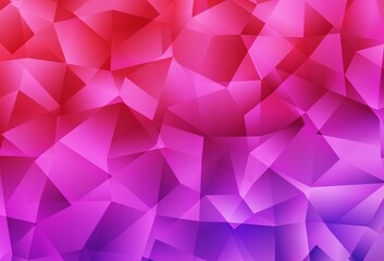Light Purple, Pink vector abstract polygonal background.
