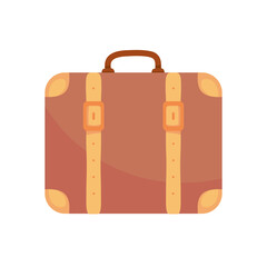 travel suitcase icon, colorful design